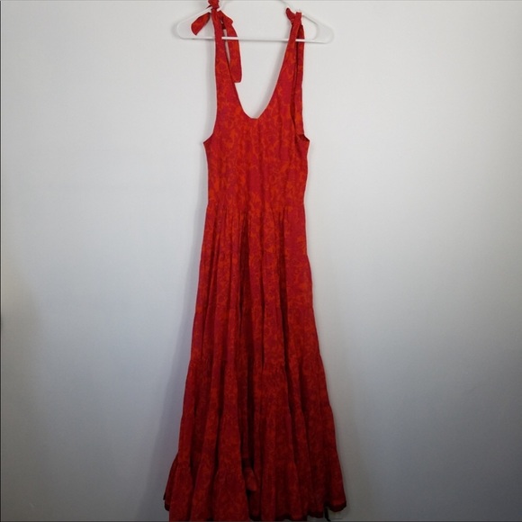 Free People Kikas Floral Print Boho Maxi Dress - Picture 4 of 8